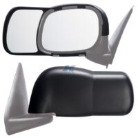 K-Source Towing Mirror Add-On Pair, 4-1/2 x 6-1/4 in, Manual, Black