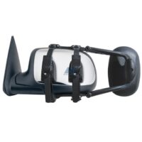 K-Source Oval Add-On Towing Mirror, 5-1/8 x 7-3/4 in, Portrait, Manual, Single, Black