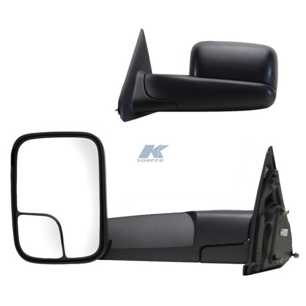 K-Source Towing Mirror Pair, 7 x 10 in, Electric, Heated, Folding