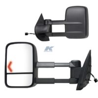 K-Source Extendable Towing Mirror Set, Electric Heated, 22-1/2 Inch Extended Width