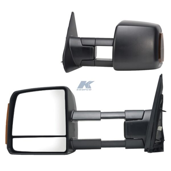 K-Source Extendable Towing Mirror Set, Electric Heated, 23-3/4 Inch Extended Width