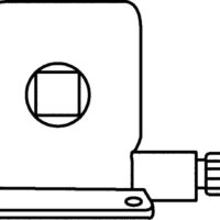 Strybuc 803P Window Operator, Center Mount, 5/16 Inch Square