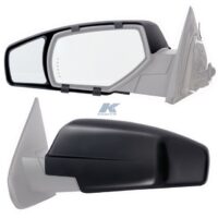 K-Source Manual Add-On Towing Mirrors, 3-3/8 x 4-1/4 Inch Glass, Pair