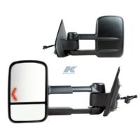 K-Source Towing Mirrors, 6-7/8 x 11 Inch, Electric, Heated, Power Fold, Pair