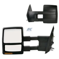 K-Source Towing Mirrors, 8 x 9-1/4 Inch, Electric, Heated, Power Fold, Pair