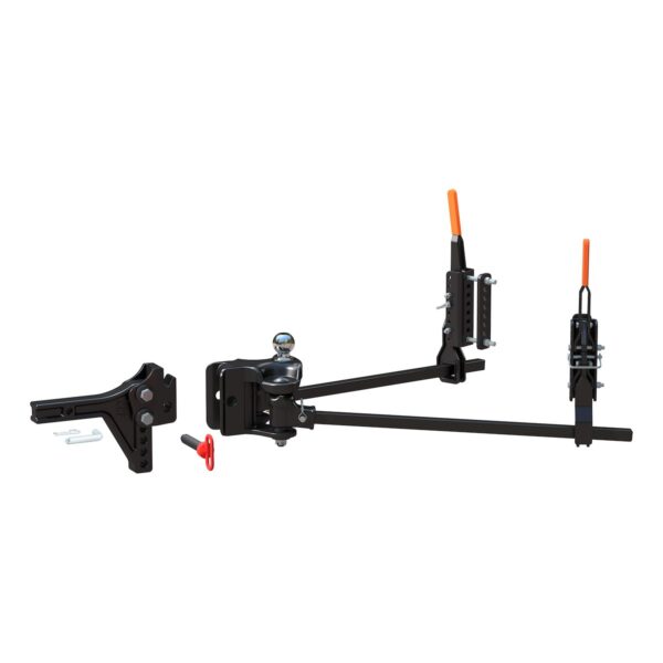 CURT Tru Track Weight Distribution Hitch, 10,000 lb, Black