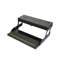 Lippert Kwikee HD 36 in. Single Electric Entry Step, Black