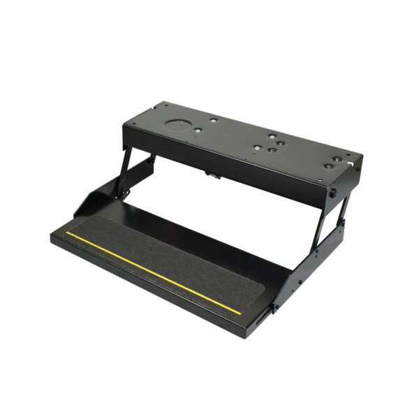 Lippert Kwikee HD 36 in. Single Electric Entry Step, Black