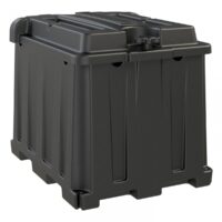 NOCO Commercial 2-Battery Box, 6 Volt, Black