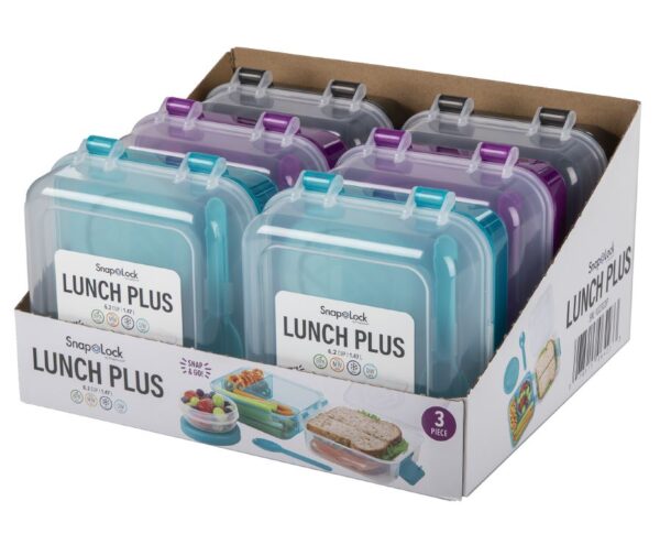 Progressive International Rectangular Food Carrier, 6.2 Cup Capacity