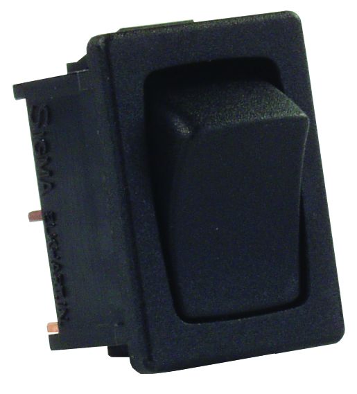 JR Products Momentary Switch, On-Off, 13 Amp, Black