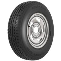 Americana ST-175-80-13 Tire/Wheel Assembly, Bias Ply, Galvanized, 13 in