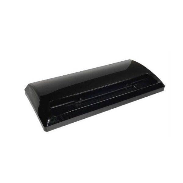 Heng's Stove Vent Hood Exhaust Cover, Black, Locking Damper