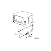 Cummins Onan Generator Exhaust Pipe, 90 Degree Bend, 1-1/4 Inch, 25 Inch