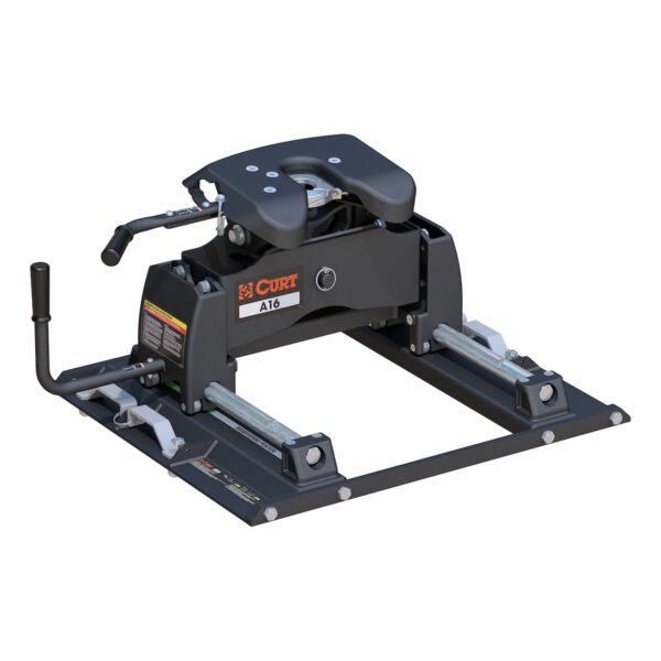 CURT A16 Fifth Wheel Hitch, 16,000 lb, Single-Throw Handle