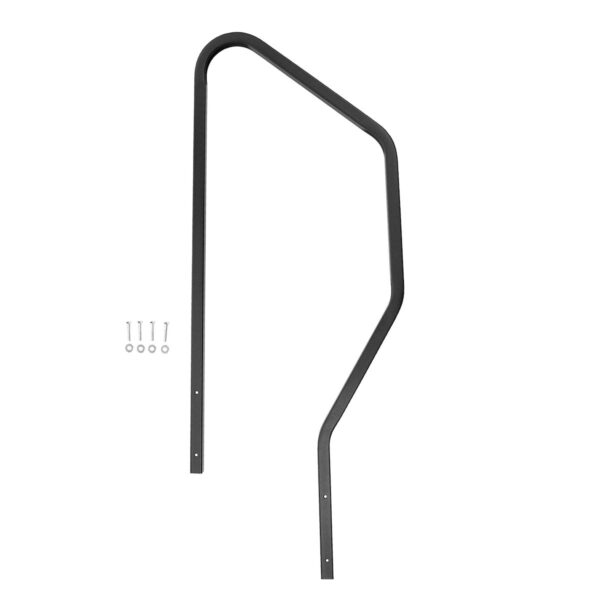 MORryde StepAbove Handrail, 44-3/8", Aluminum, Black