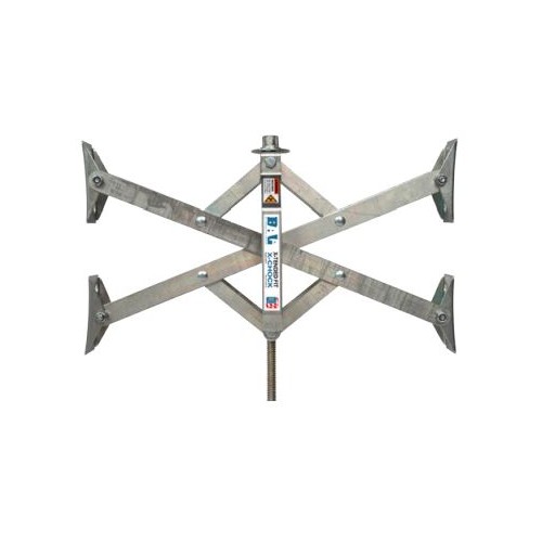 BAL RV X-Chock Wheel Stabilizer, Steel, 10 Inch, Silver