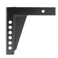 Fastway Weight Distribution Hitch Shank, 12", 10" Rise, Black