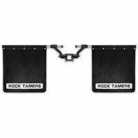 Rock Tamers Mud Flap, 24" x 24", Hitch Mount, Set of 2