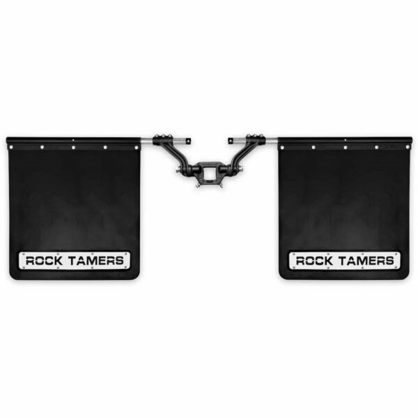 Rock Tamers Mud Flap, 24" x 24", Hitch Mount, Set of 2