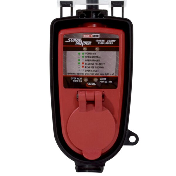 Valterra 30 Amp RV Surge Protector, Portable, Fault Detection, Anti-Theft Lock