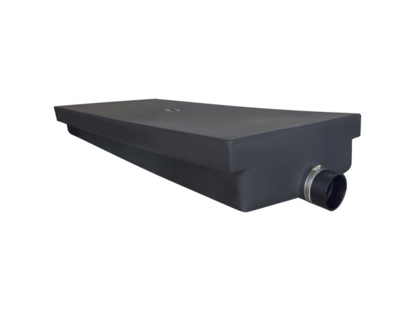 Icon 30 Gallon Black ABS Waste Holding Tank, Flange Mount