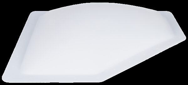 Icon White Polycarbonate Neo-Angle Bubble Dome Skylight, 29 x 13 inch
