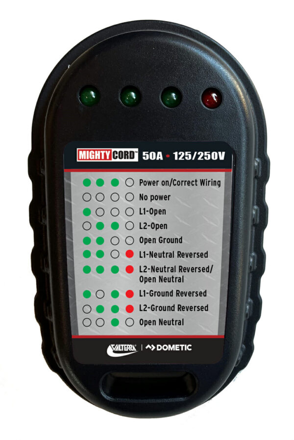Valterra 4-Wire 125-250V Bulb-Type Circuit Tester with CETL Rating