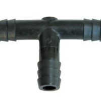 Valterra 3/8-Inch Hose Barb Tee Fitting, Black