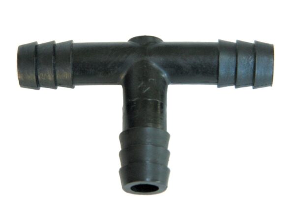 Valterra 3/8-Inch Hose Barb Tee Fitting, Black