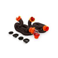 Camco Rhino 20-Foot Sewer Hose Kit, Black