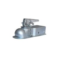 Husky Towing Straight Tongue Coupler, 2000 lbs, 2-1/2 Receiver, Silver