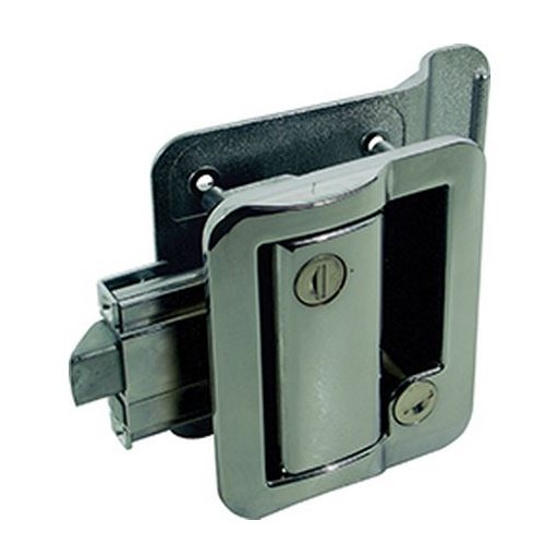 Wesco Entry Door Handle, Paddle, Silver