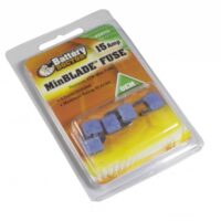 WirthCo 15 Amp Blue Blade ATM Mini Fuse, Pack of 5