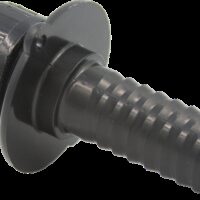 Zebra RV Waste Water Drain Flange, Polypropylene
