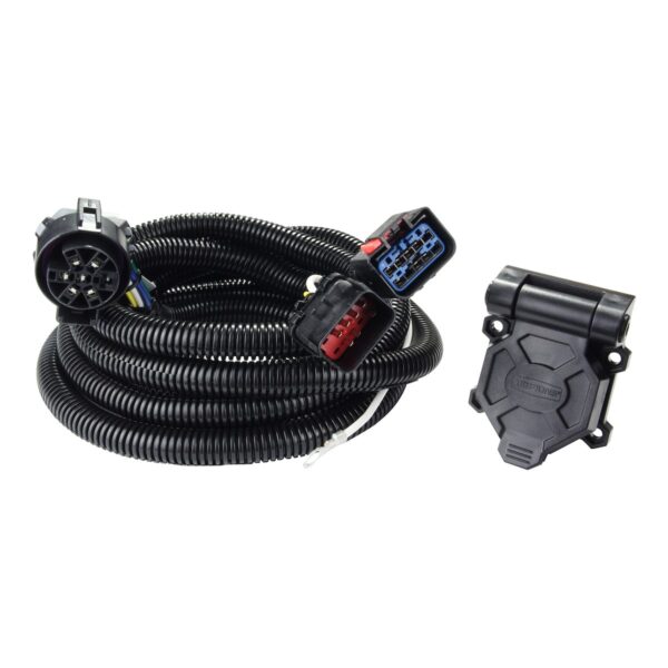Husky Towing 5th Wheel In-Bed 7-Blade Harness, 90-Degree, Black