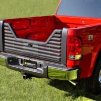 Stromberg Carlson Composite Tailgate, V-Louvered, Lockable, Matte Black