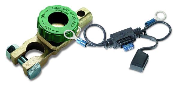 WirthCo Rotary Battery Disconnect Switch, Fixed Knob, 125-Amp Continuous