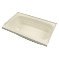 Lippert 40 x 24 Bathtub, Parchment, Left Drain