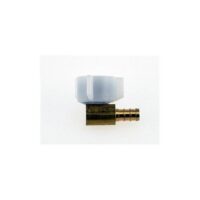 Elkhart Supply 3/8 Inch to 1/2 Inch 90-Degree Elbow, Gold