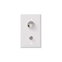 Winegard 75-ohm Coaxial Receptacle, White, Flush-Mount