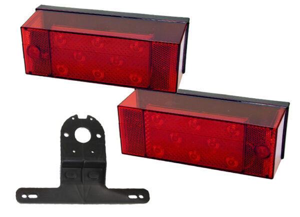Peterson LED Trailer Light Kit, Over 80 Inch Wide, Submersible