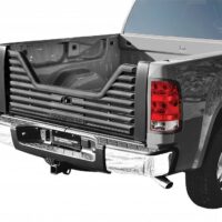 Stromberg Carlson Composite Tailgate, V-Louvered, Lockable, Matte Black