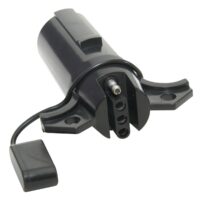 Hopkins 7-Pin to 4-Flat Trailer Wiring Adapter, Black
