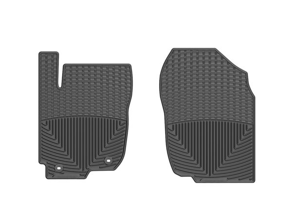 WeatherTech Floor Mats, Direct-Fit, Black, Set of 2