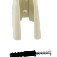 Phoenix Products 3-Position Shower Head Wall Mount, Biscuit