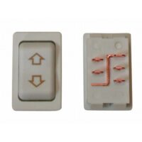 Valterra 5-Pin Slide Out Switch, 12V/40A, White