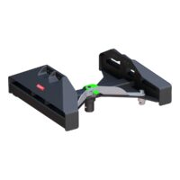 CURT Fifth Wheel Hitch Support Legs, Nissan Titan XD, Black