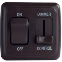 Valterra LED Dimmer Switch, Black, 12V