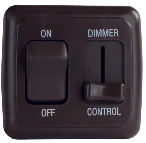 Valterra LED Dimmer Switch, Black, 12V
